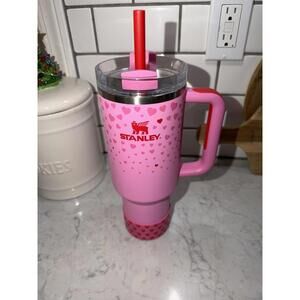 Stanley Sweetheart's Pink Valentine's with Straw & Boot!